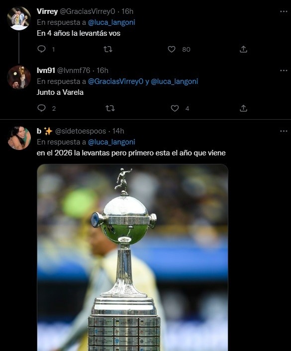 Las respuestas de los hinchas.