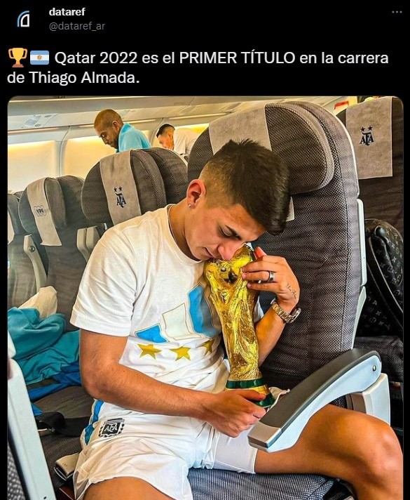 Primer título para Thiago Almada.