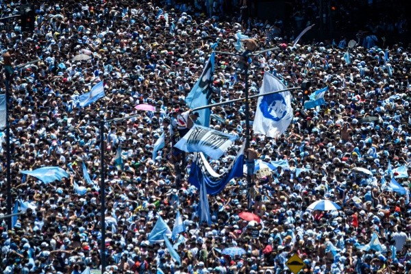 El colapso en las calles (foto: Getty)