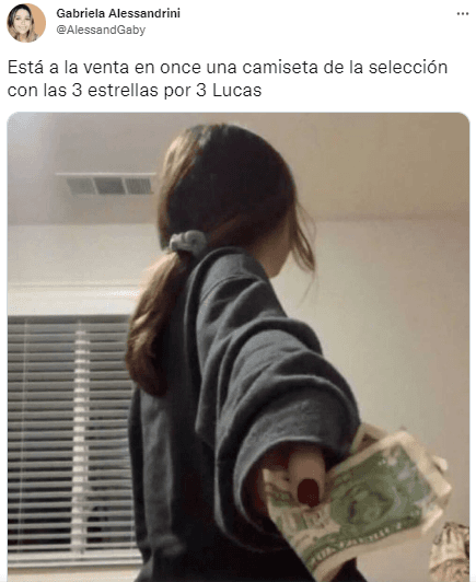 Los mejores memes por la venta de la camiseta de la Selección Argentina con 3 estrellas