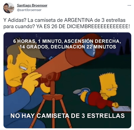 Los mejores memes por la venta de la camiseta de la Selección Argentina con 3 estrellas