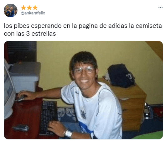 Los mejores memes por la venta de la camiseta de la Selección Argentina con 3 estrellas