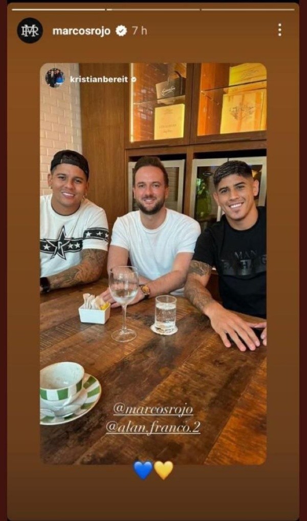 La foto de Rojo y Franco.