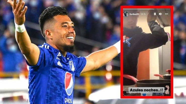 Fernando Uribe y su reacción en redes sociales tras la victoria de Millonarios sobre Nacional