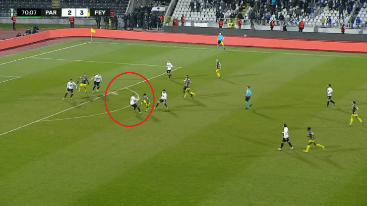 Show de Luis Sinisterra en Europa: golazo y doble asistencia con Feyenoord
