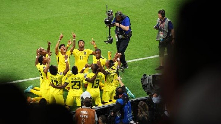 La selección ecuatoriana en el Mundial de Qatar 2022. Foto: Getty Images.