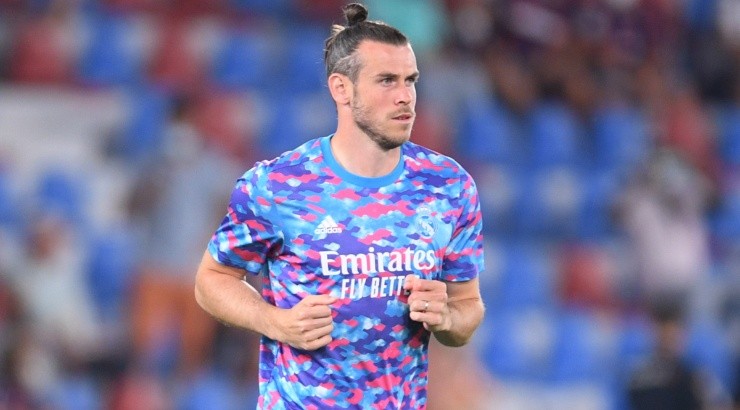 Gareth Bale of Real Madrid warms up. (Aitor Alcalde/Getty Images)