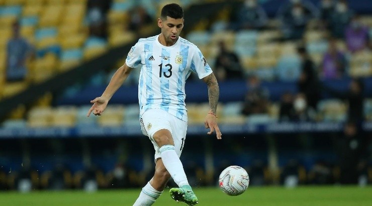 Cristian Romero with Argentina (Photo by Alexandre Schneider/Getty Images)