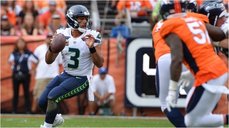 Russell Wilson facing the Broncos – Getty Images
