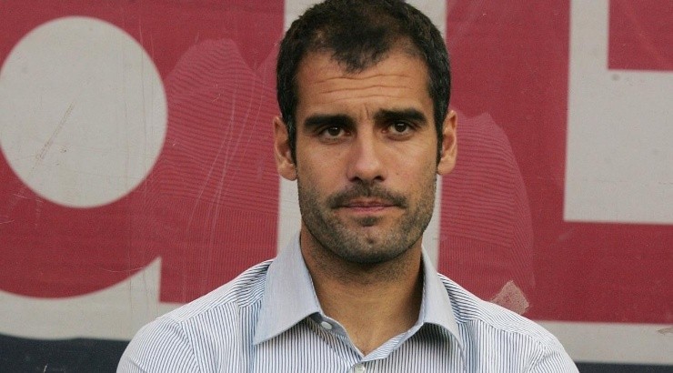 Josep Guardiola looks on prior to the game against the New York Red Bulls at Giants Stadium (Getty Images)