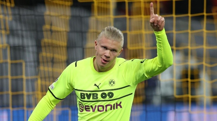 Erling Haaland of Dortmund (Photo by Alex Grimm/Getty Images)