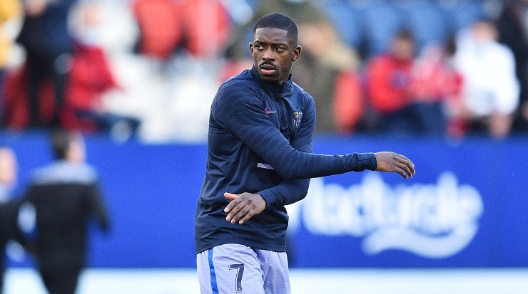 Ousmane Dembele’s deal with Barcelona is up next summer. (Juan Manuel Serrano Arce/Getty Images)