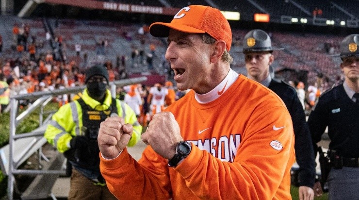 Dabo Swinney (Photo by Jacob Kupferman/Getty Images)