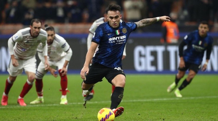 Lautaro Martinez of Internazionale (Photo by Marco Luzzani/Getty Images)