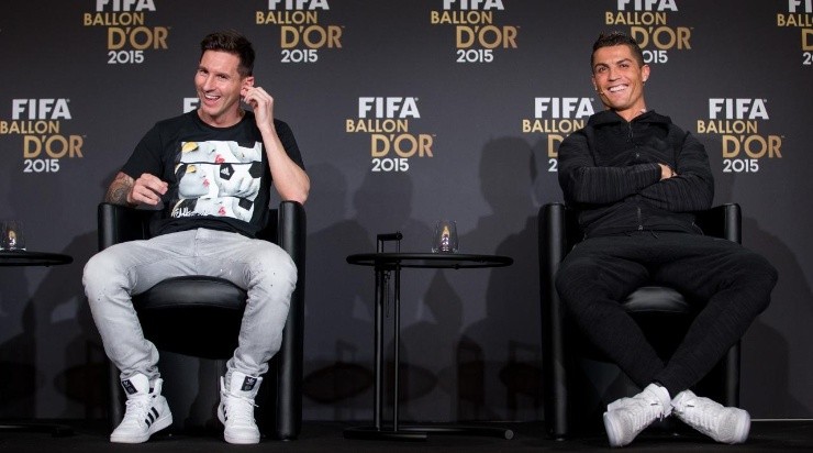 Cristiano Ronaldo and Lionel Messi (Photo by Philipp Schmidli/Getty Images)