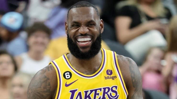 LeBron James of the Los Angeles Lakers