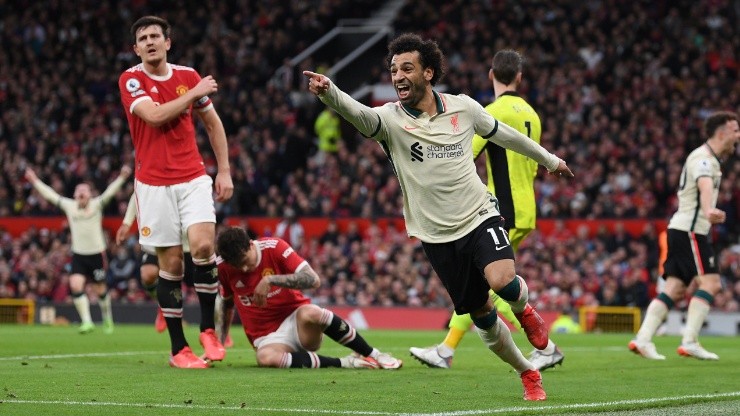 Mohammed Salah scored a hat-trick against Manchester United