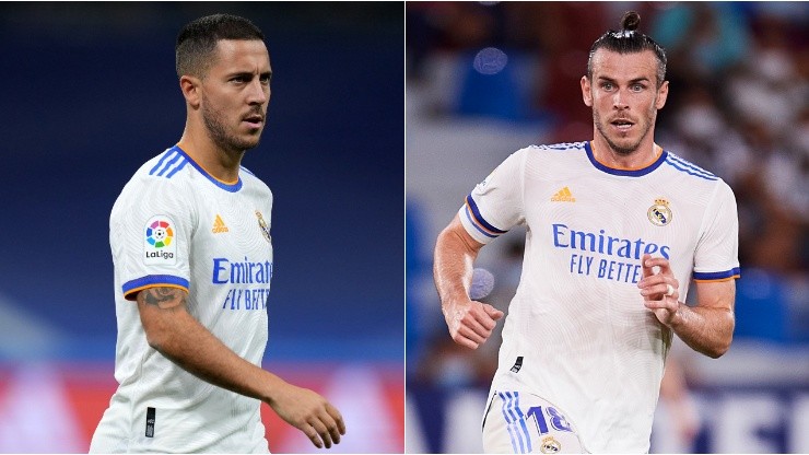Eden Hazard (left) and Gareth Bale could be among the list of players on their way out of Real Madrid.