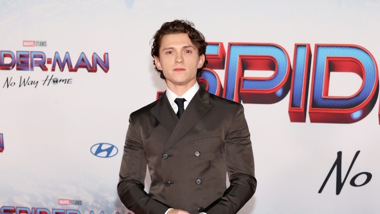 Tom Holland during the 'Spider-Ma: No Way Home' premiere