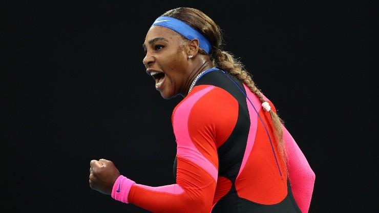 Serena Williams of the United States at the 2021 Australian Open