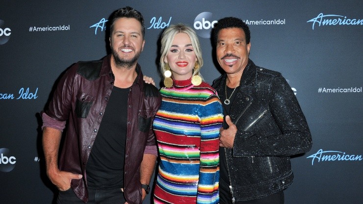 Judges Luke Brian, Katy Perry and Lionel Richie