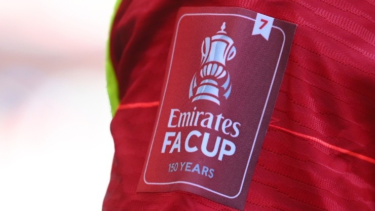 A view of the FA Cup badge