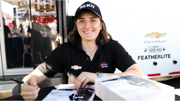 IndyCar Series driver Tatiana Calderon