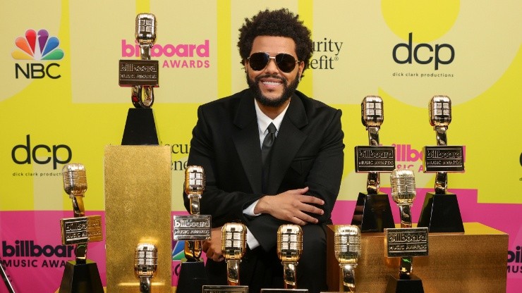 The Weeknd at the 2021 Billboard Music Awards