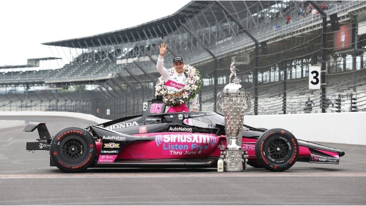 Helio Castroneves, last winner of the Indy 500