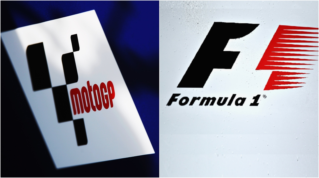 MotoGP and F1 logos