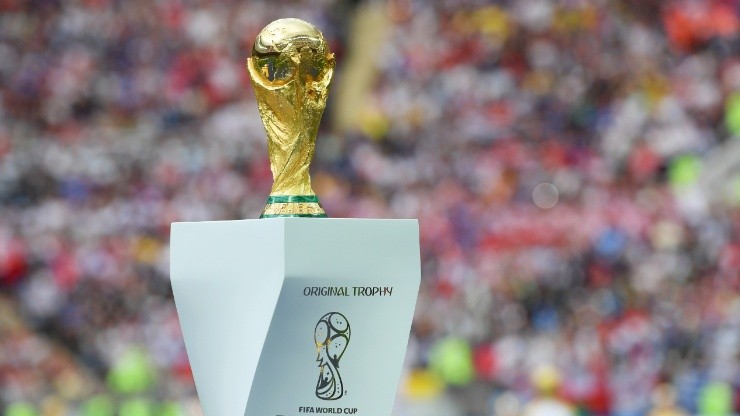 The coveted FIFA World Cup Trophy