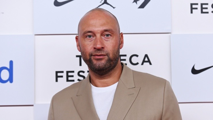 Derek Jeter during the premiere of "The Captain"