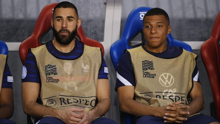 Karim Benzema and Kylian Mbappe, France national team