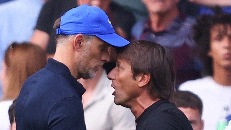 Thomas Tuchel and Antonio Conte clashed at the end of the game between Chelsea and Tottenham.