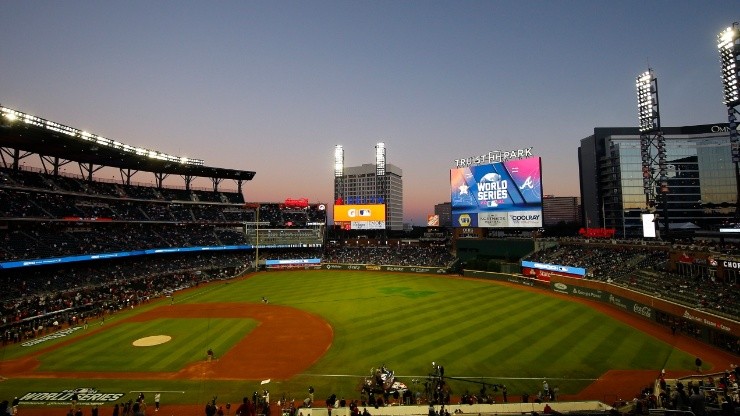 A view of the Truist Park during Game 5 of the 2021 MLB World Series.