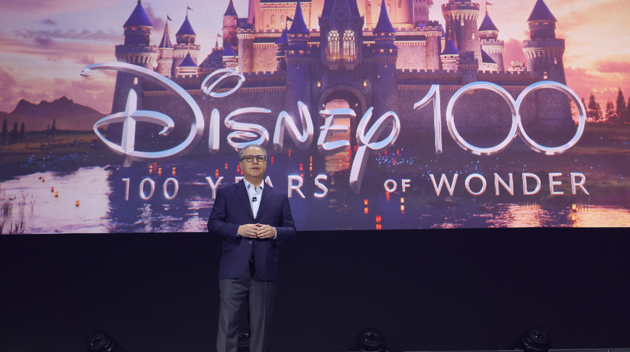 Alan Bergman, Chairman Disney Studios Content, speaks onstage during D23 Expo 2022.