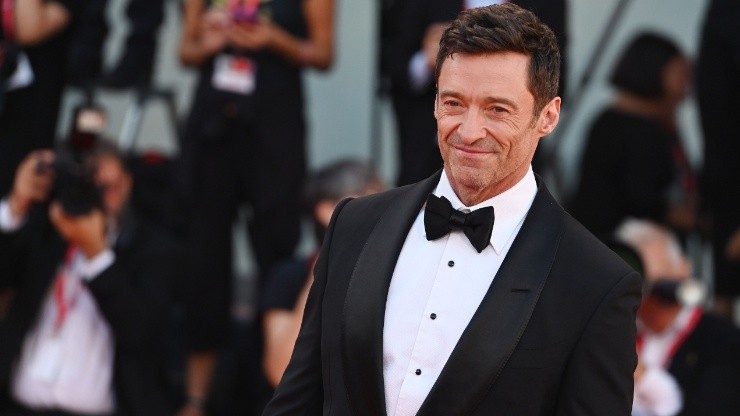 Hugh Jackman at "The Son" red carpet in 2022.