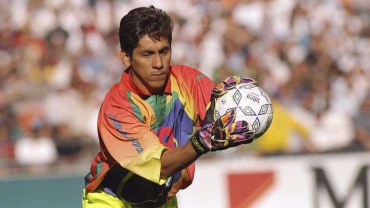 Jorge Campos, Mexico goalkeeper during the 90's.