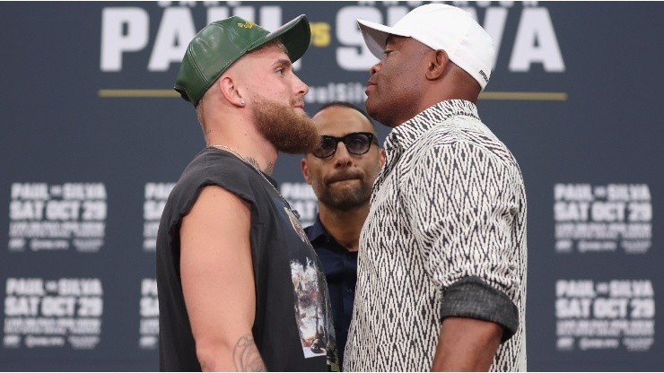 Jake Paul and Anderson SIlva face off