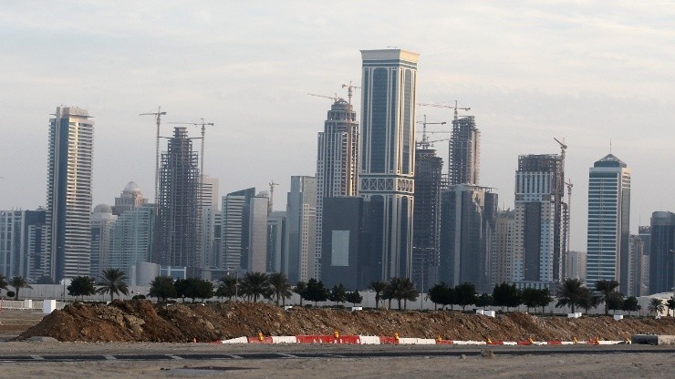 City Center and West Bay district in Doha. Qatar.