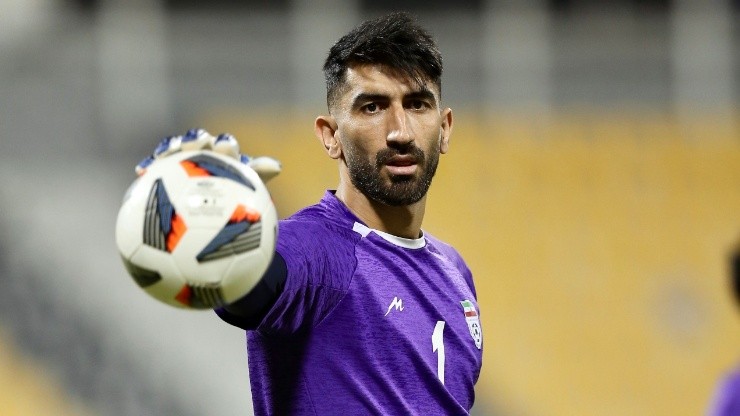 Iran national team goalkeeper Alireza Beiranvand.