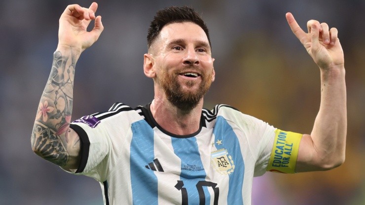 Lionel Messi is representing Argentina in his fifth World Cup