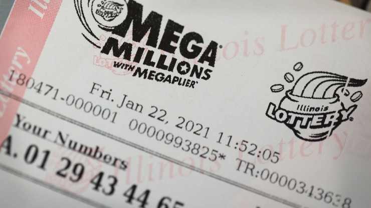 A Mega Millions Lottery ticket