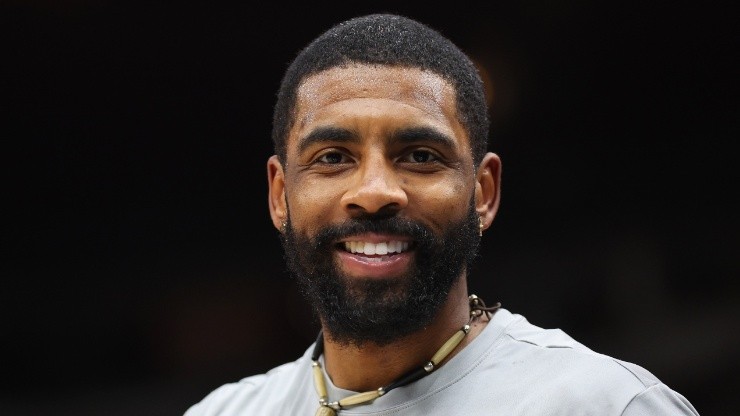 Kyrie Irving during a game with the Brooklyn Nets