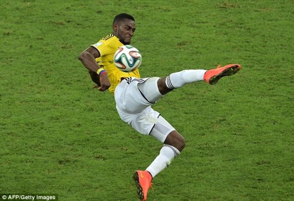 El delantero tuvo una buena participación con Colombia en Brasil 2014 (Getty)