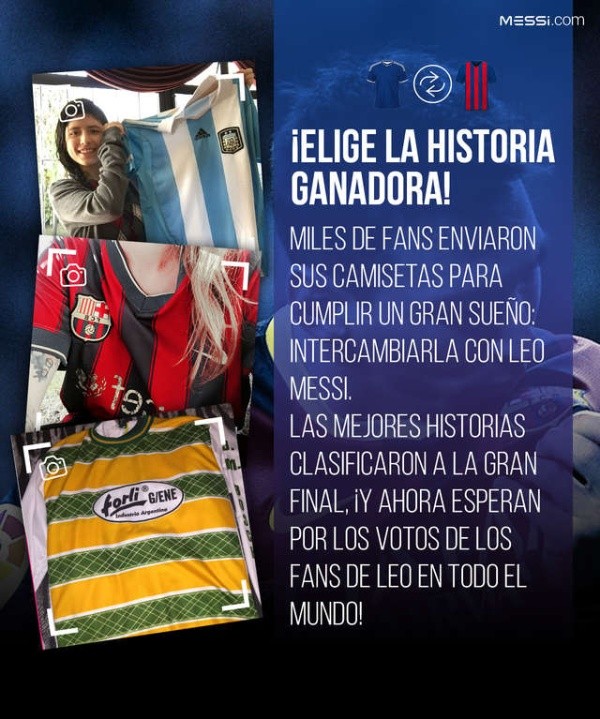 EL SORTEO DE LEO MESSI. Así son los pasos del concurso del sitio oficial del argentino.