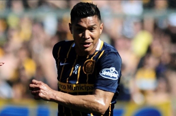 El delantero terminó con polémica el año, ya que afirman que estuvo coqueteando con la esposa de Ovelar, compañero en Junior (GETTY)