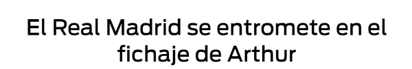 NOTICIA DESDE ESPAÑA. La portada de Sport que anuncia el interés del Real Madrid.