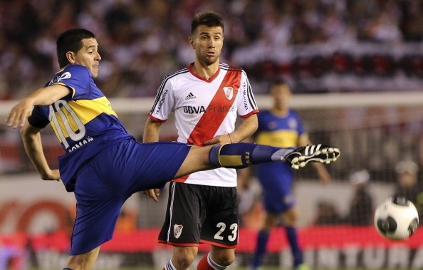 Riquelme y Ponzio son muy respetados por los rivales.