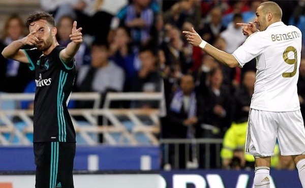 Mayoral es un gran admirador de Benzema, incluso más de una vez copió sus festejos.